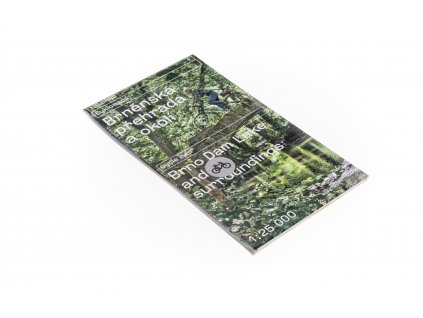 Cyklomap of the Brno Reservoir and its Surroundings  okolí Brněnské přehrady od Kuřimi po Oslavany.