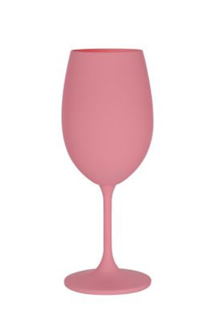 Sklenice 300 ml růžová skleněná s VLASTNÍM TEXTEM