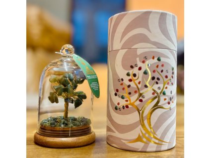 STROMEK POD SKLEM - ZELENÝ AVANTURIN