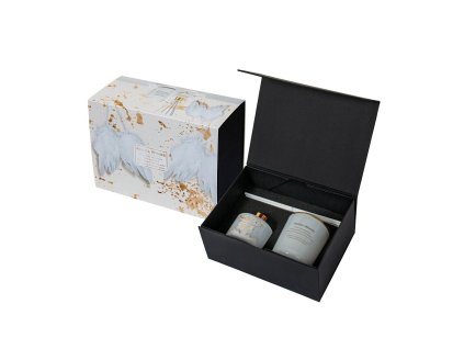 VONNÝ SET SVÍČKA A DIGUZÉR ANGEL WINGS