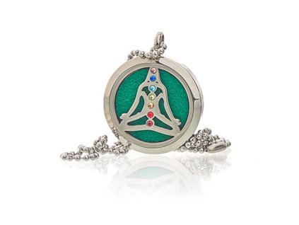 AROMA NÁHRDELNÍK - JÓGA - CHAKRA - 30mm