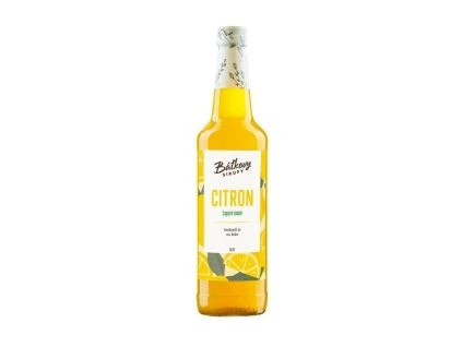 citronovy sirup batkovy sirupy 500 ml