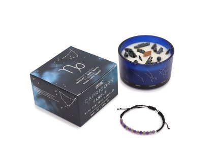 SVÍČKA S NÁRAMKEM - ZNAMENÍ ZVĚROKRUHU KOZOROH