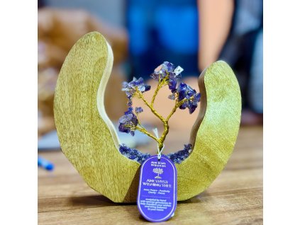 STROMEK ŠTĚSTÍ - AMETYST 60 KAMÍNKŮ