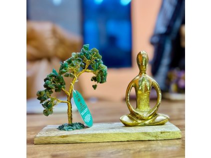 STROMEK ŠTĚSTÍ - JÓGA  ZELENÝ AVANTURÍN