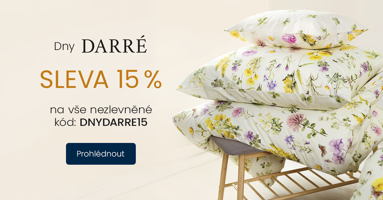 Dny DARRÉ sleva 15 %