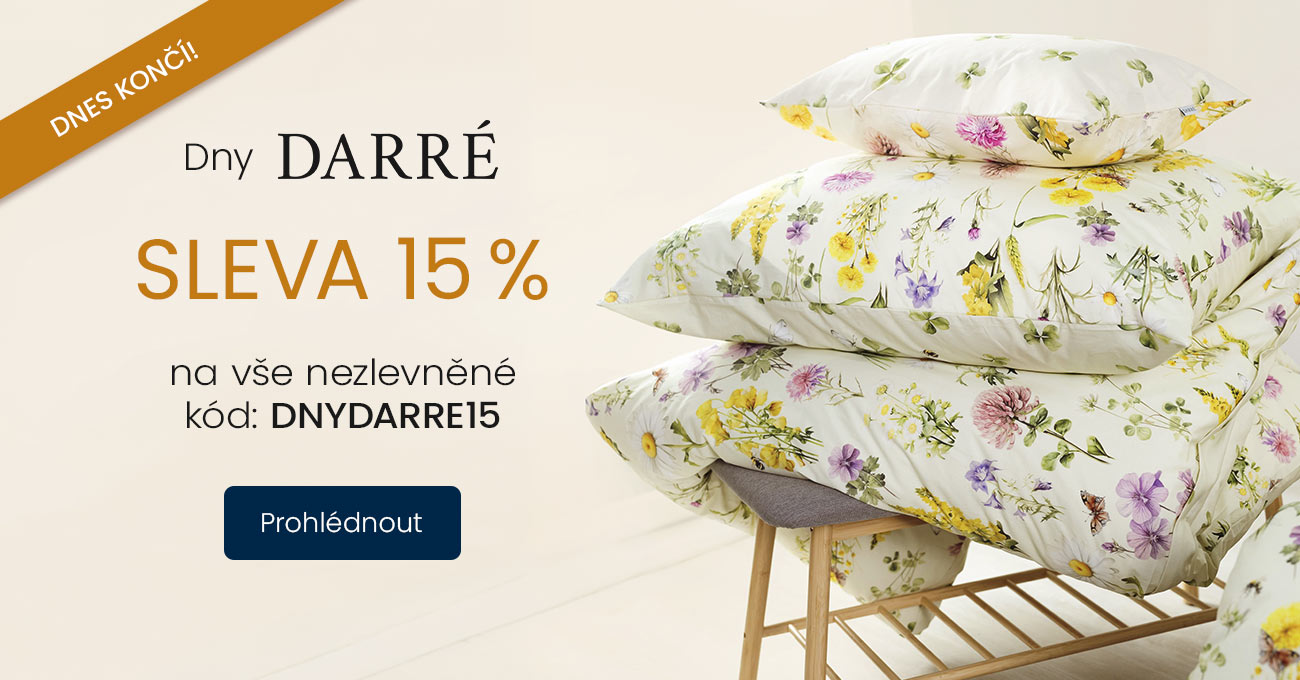 Dny DARRÉ sleva 15 %