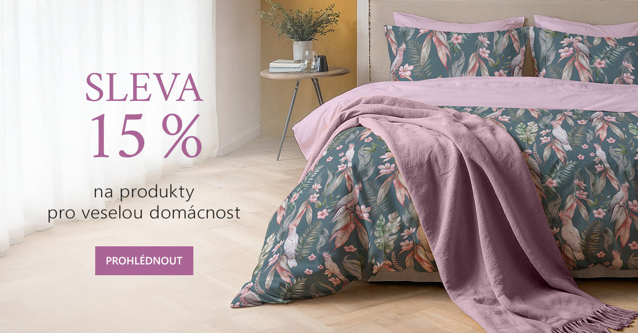 Veselá domácnost se slevou 15 %