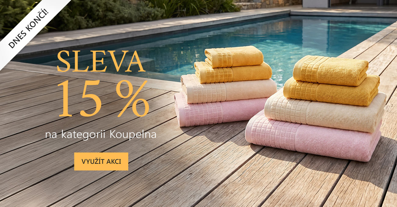 Koupelna se slevou 15 %