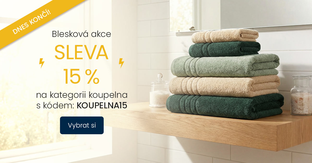 Sleva 15 % na koupelnu