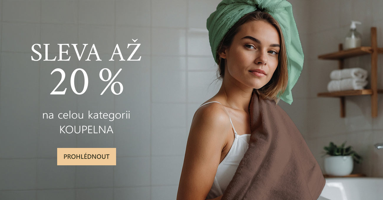 Sleva až 20 % na koupelnu