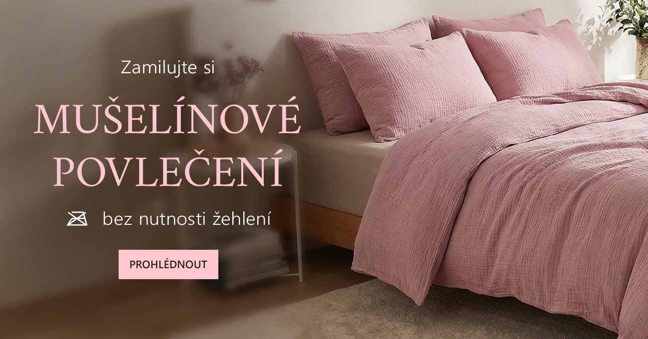 Mušelínové povlečení