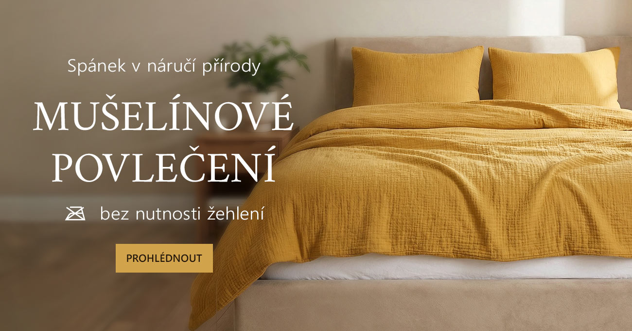 Mušelínové povlečení