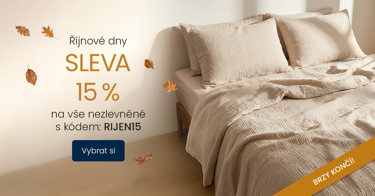 Říjnové dny sleva 15 %