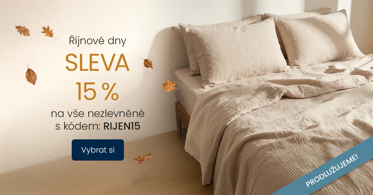 Říjnové dny sleva 15 %