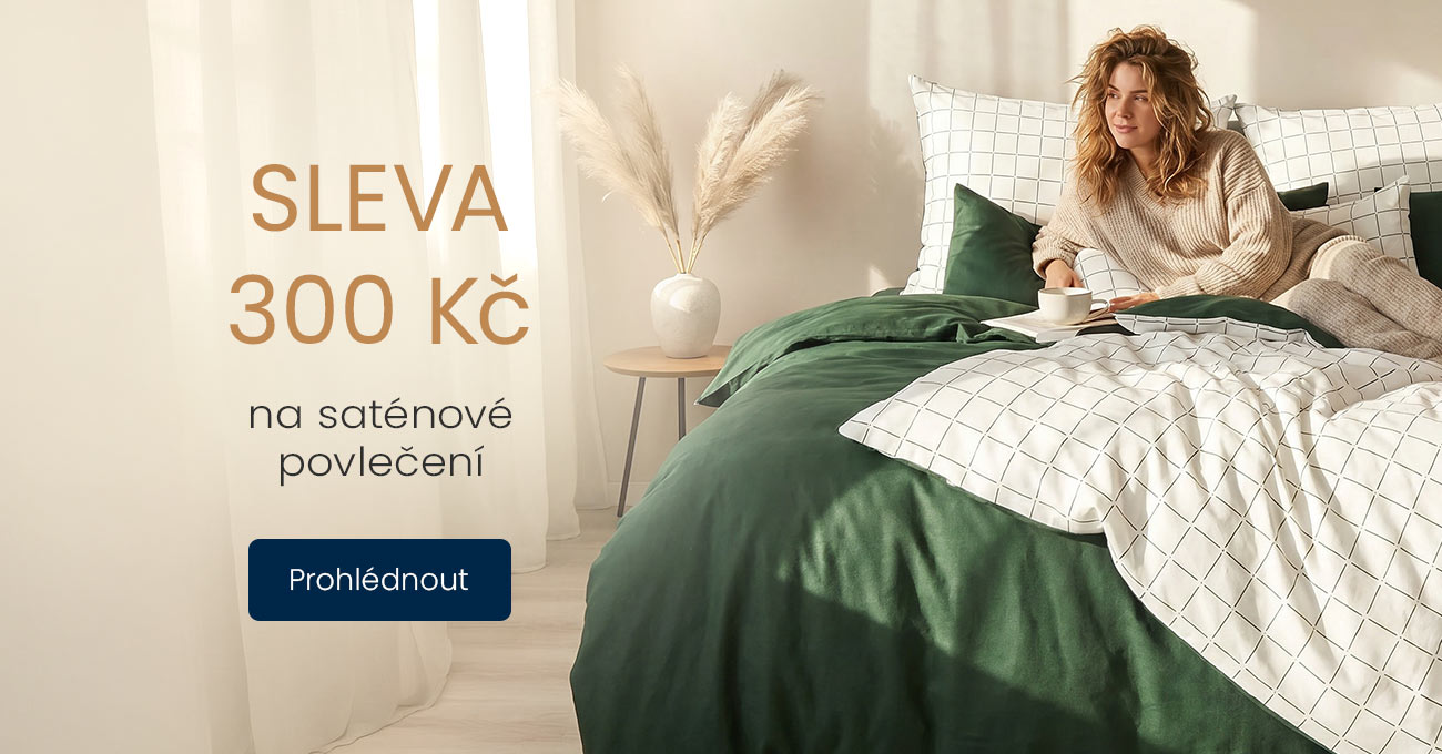 Saténové povlečení -300 Kč