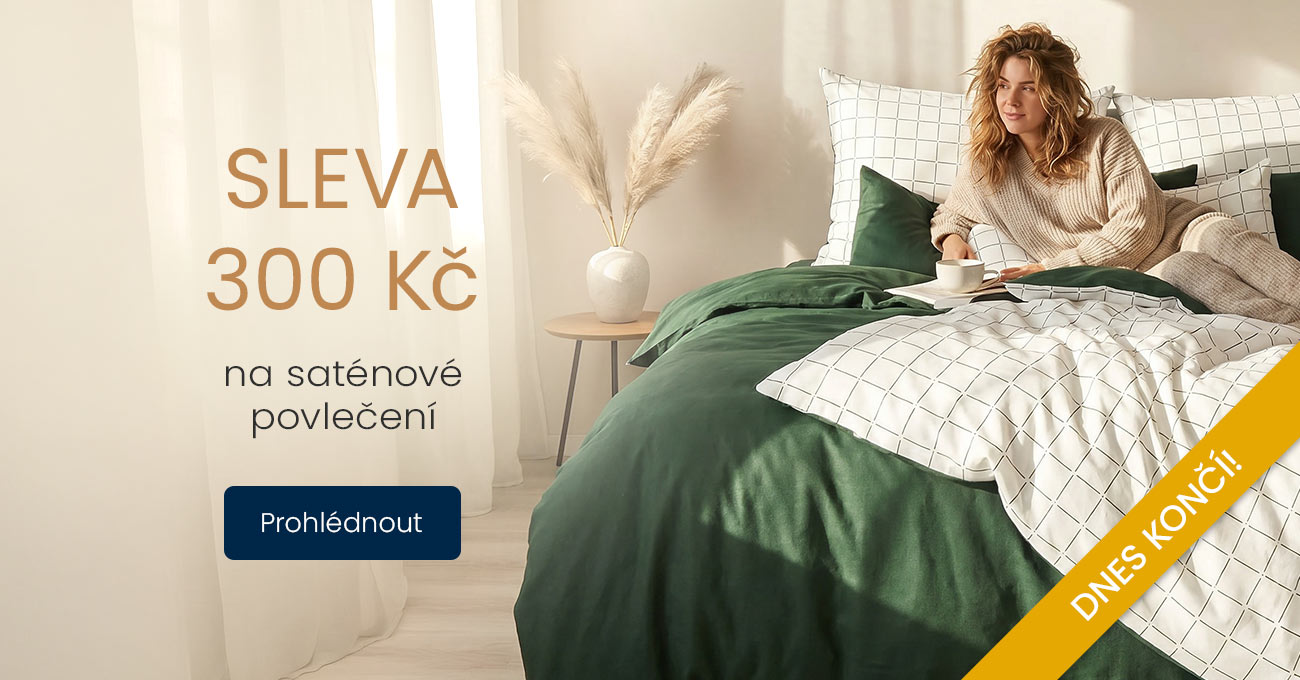 Saténové povlečení -300 Kč