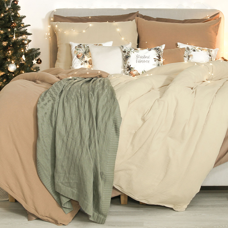 Jednobarevné povlečení