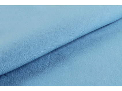 Teplákovina - středně modrá š.165 cm