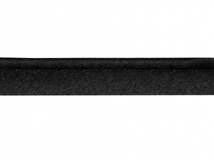 Paspule saténová 10 mm - černá č. 2