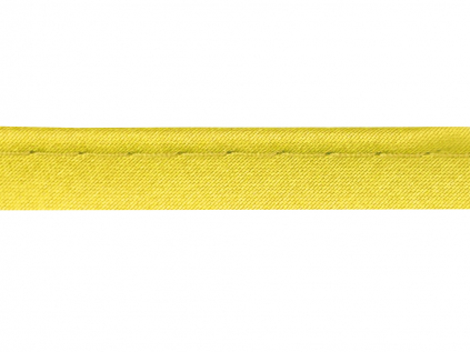 Paspule saténová 10 mm - žlutá č. 80