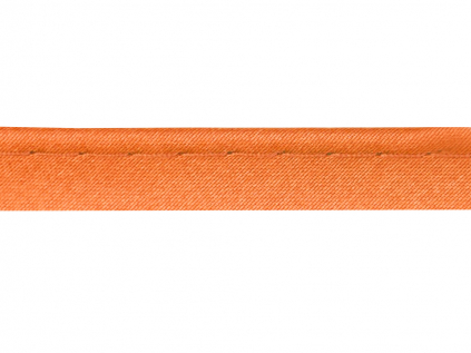 Paspule saténová 10 mm - oranžová č. 38