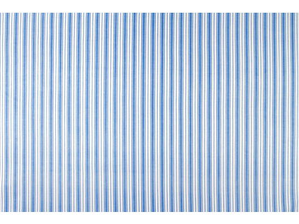 Bavlněná látka Borghese pruh modrá š.160