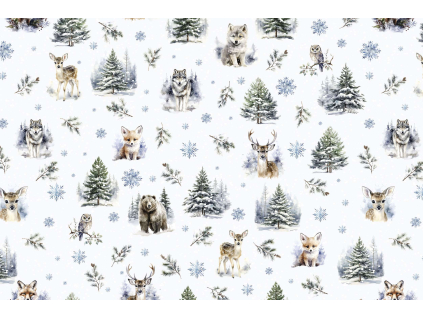 2506 20250005 Vanocni roztomila zviratka latka metraz