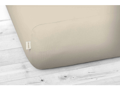 Jersey prostěradlo - new collection cappuccino na výšku matrace do 40 cm