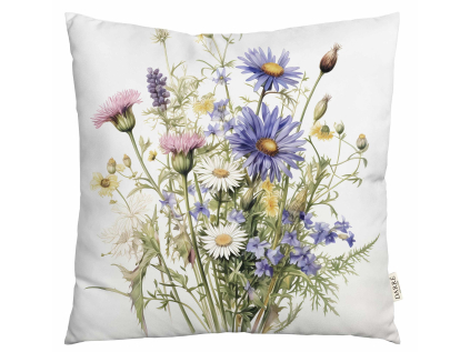 Dekorační povlak na polštářek Květinová pohádka 2 - varianta 3