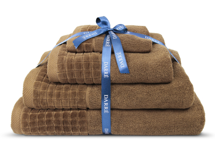 Výhodná sada ručníků a osušek CASA VIVA - tmavě hnědá