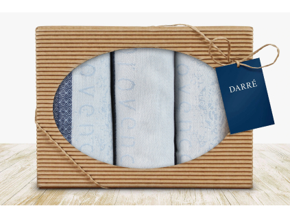 2511 Dárková kazeta utěrek 74 Provence modrá