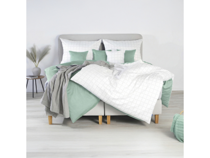 2602 saten kostka ight green 2