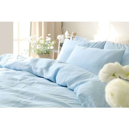 Mušelínové povlečení Baby blue - 2.jakost