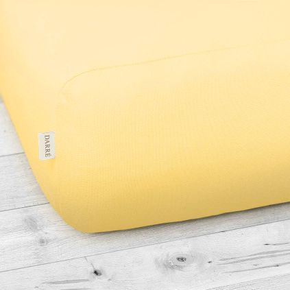 Jersey prostěradlo středně žluté (1)
