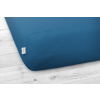Jersey prostěradlo petrolejově modré na výšku matrace do 30 cm