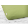 Jersey prostěradlo středně zelené na výšku matrace do 20 cm