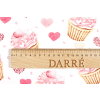 Bavlněná látka Muffiny - růžová š.160