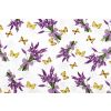 Bavlněná látka Levandule s motýly š.160