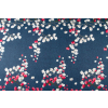 Bavlněná látka Květy sakury - modrá š.160