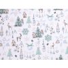 Zbytek bavlněné látky Vánoční nálada 60 x 160 cm