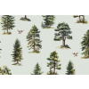 Zbytek bavlněné látky PERKÁL - Vůně lesa 55 x 160 cm