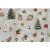 Zbytek bavlněné látky PERKÁL Vánoční sen - 55 x 160 cm