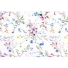 Zbytek bavlněné látky Růžové kvítí - 70 x 150 cm