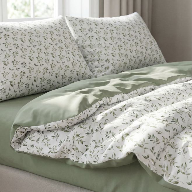 🍃 Listy, které zklidní mysl 🍃 Povlečení inspirované jemnými lístky v lesních tónech přináší do ložnice pocit ticha,...