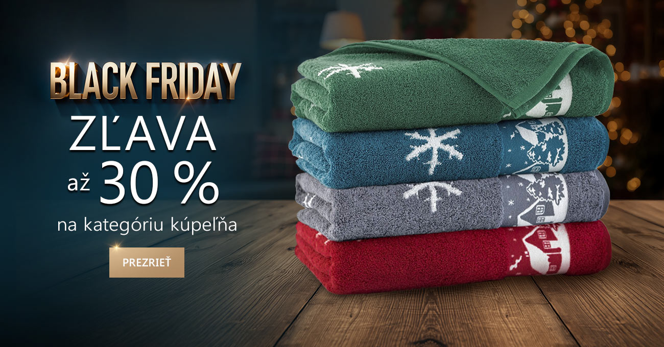 Black Friday zľava až 30 %