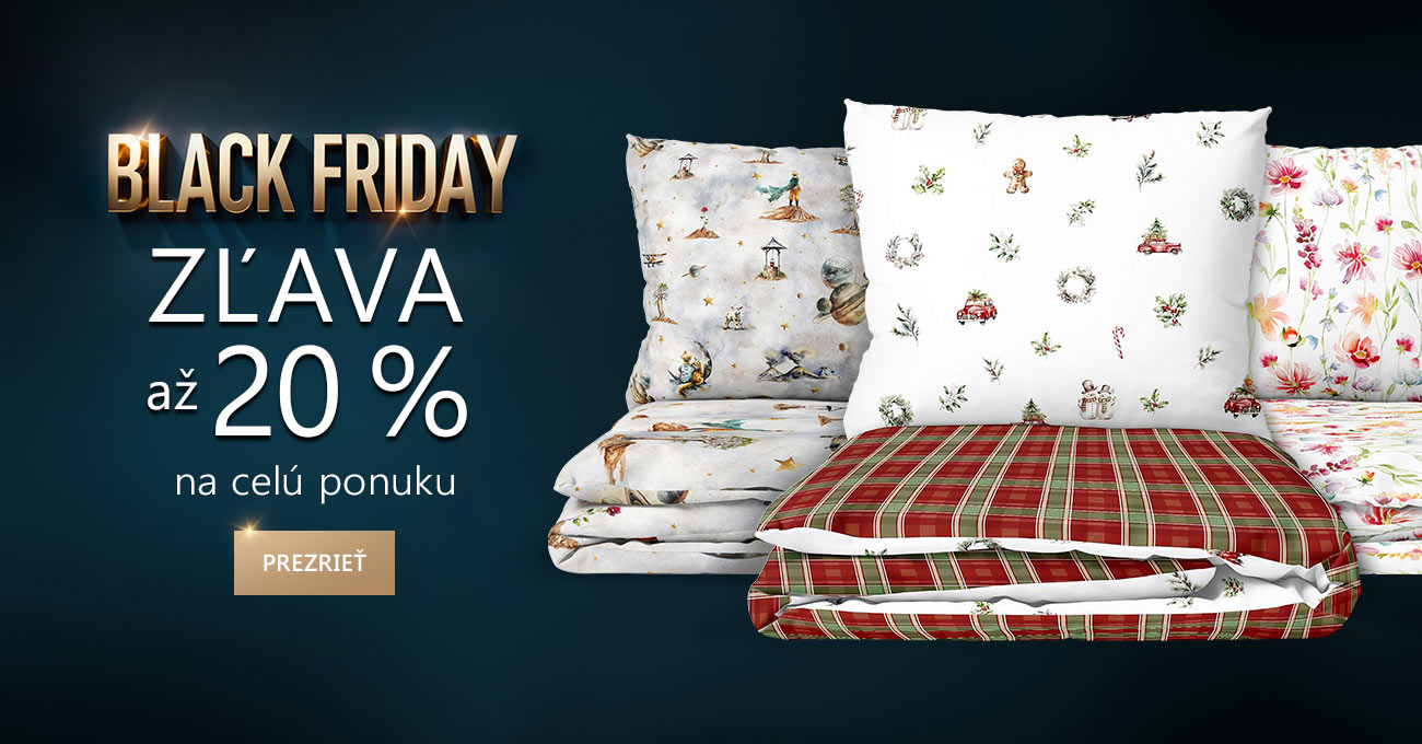 Black Friday zľavy až 20 %