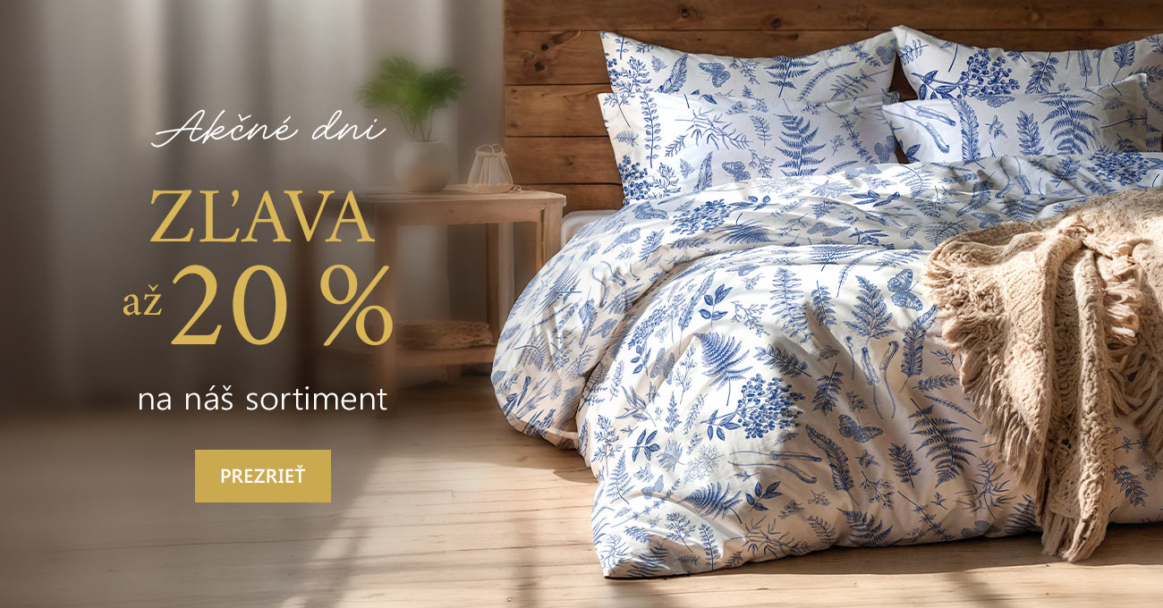 Zľava až 20 %