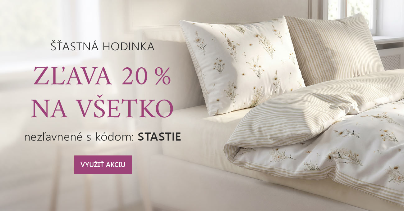 Zľava 20 % na všetko