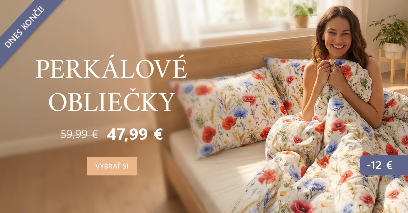 Perkálové obliečky - 12 €
